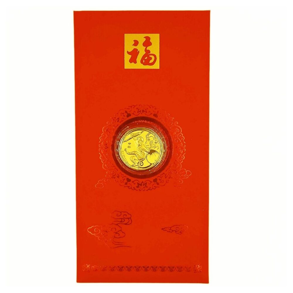 Red Packet 999 Pure Gold Coin ( 0.1G Chinese Zodiac ) - Image 2