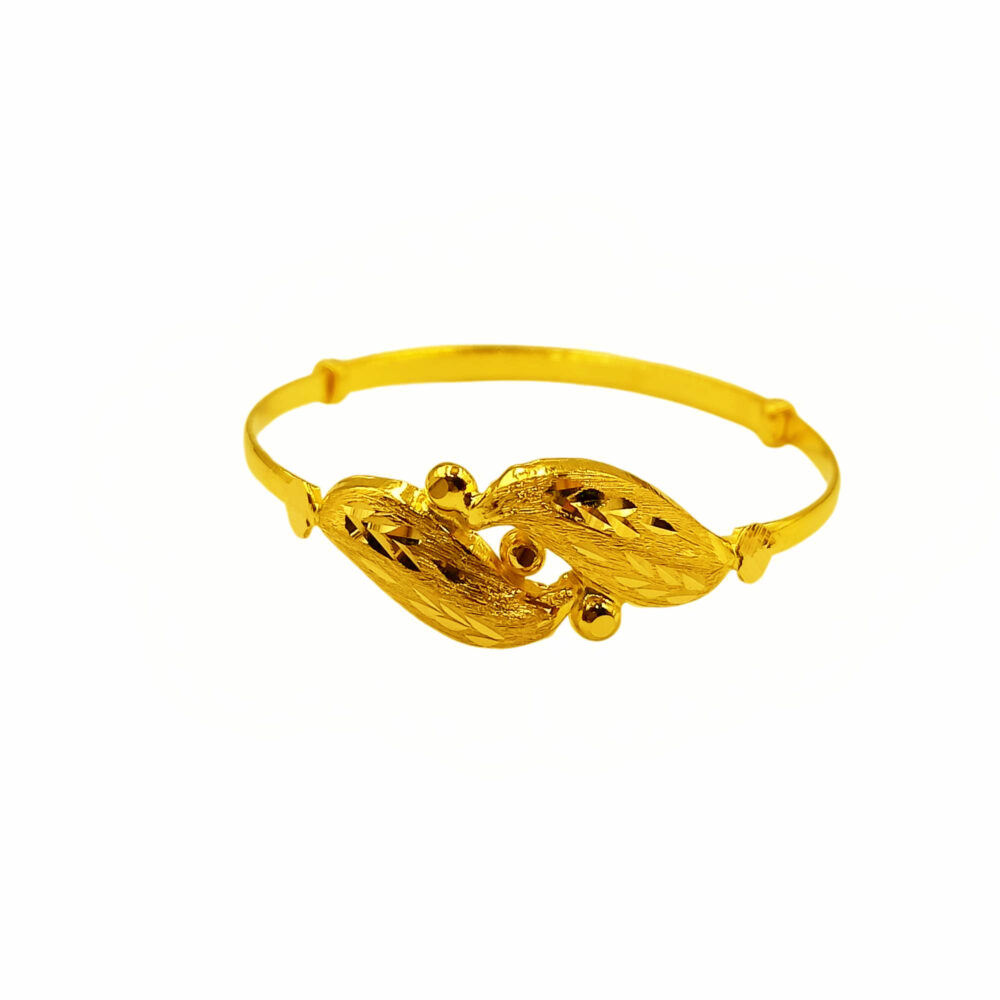 916 Gold Baby Bangle ( Adjustable )
