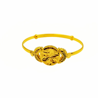 916 Gold Baby Bangle ( Adjustable )