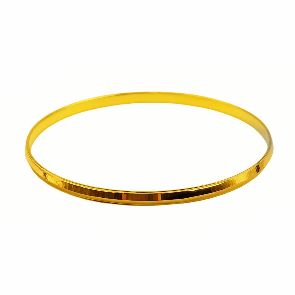 916 Gold Sikh Bangle (4mm)