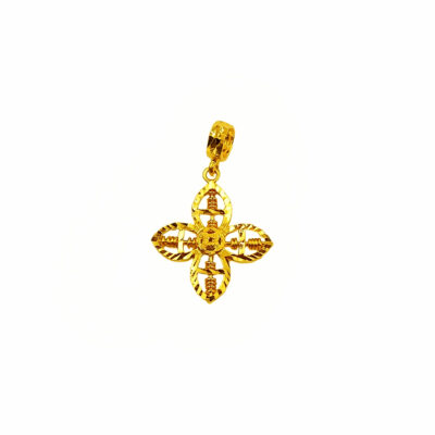 916 Gold Coin Abacus Pendant