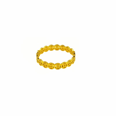 916 Gold Coin Ring (3mm)