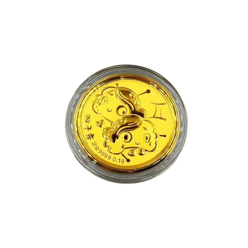 Red Packet 999 Pure Gold Coin ( 0.1G Twelve Constellations ) - Image 7