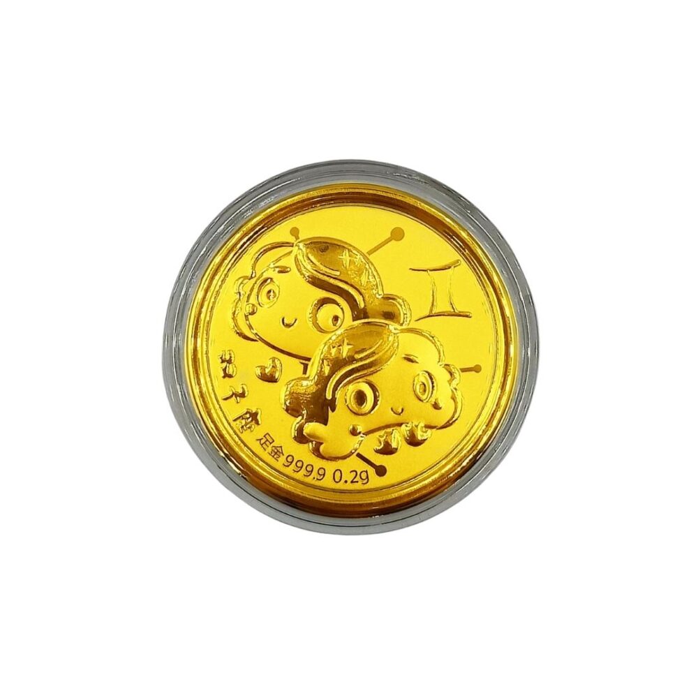 Red Packet 999 Pure Gold Coin ( 0.2G Twelve Constellations ) - Image 7
