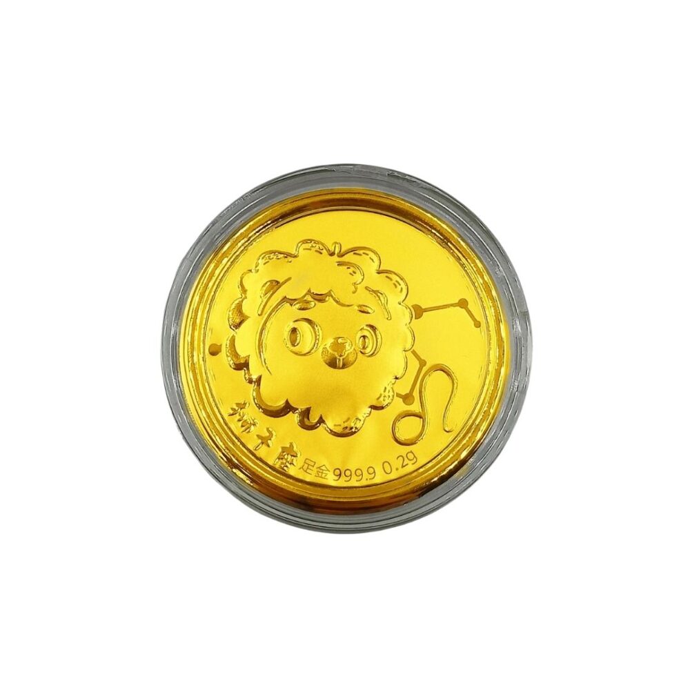 Red Packet 999 Pure Gold Coin ( 0.2G Twelve Constellations ) - Image 9