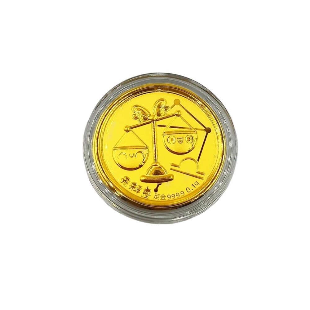 Red Packet 999 Pure Gold Coin ( 0.1G Twelve Constellations ) - Image 11