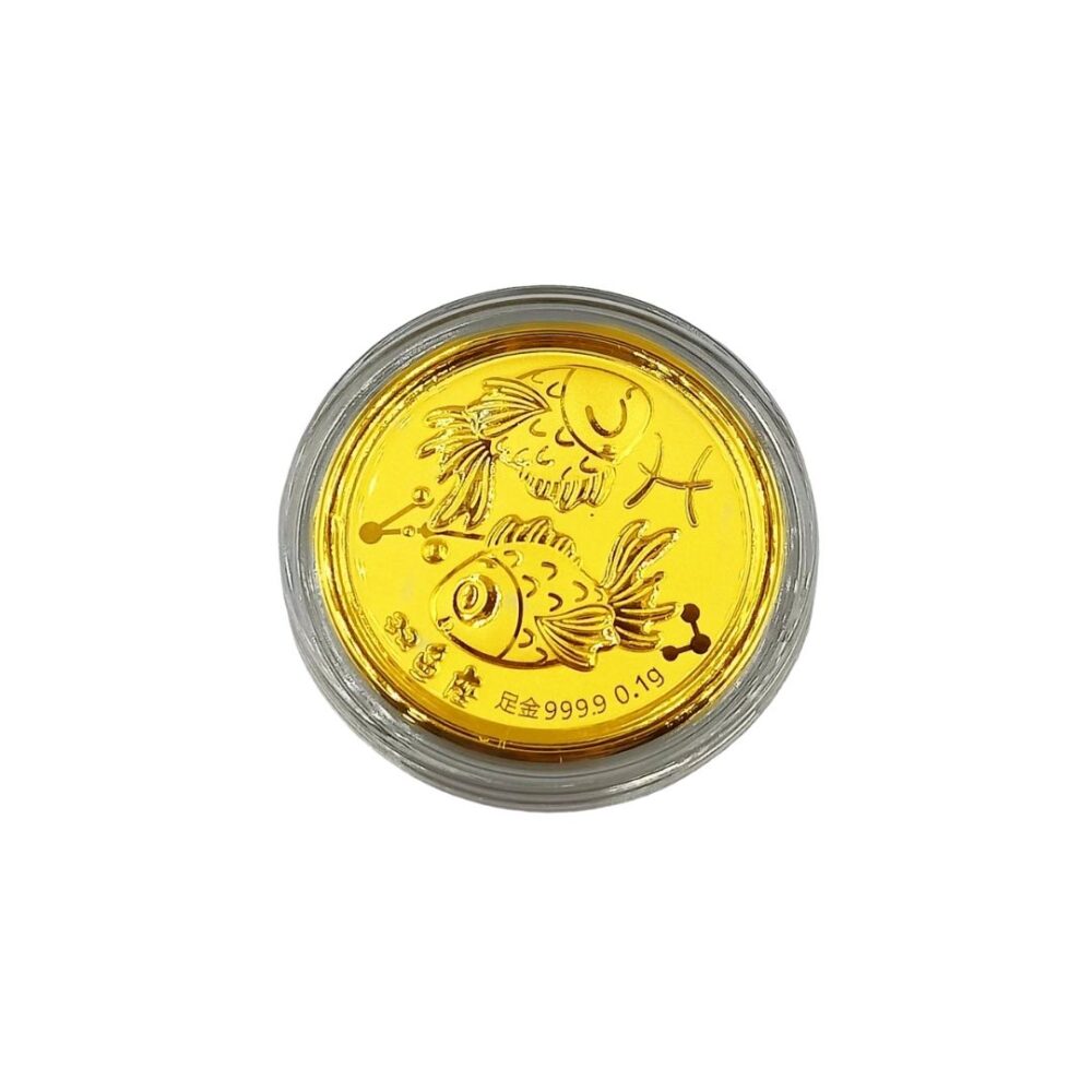 Red Packet 999 Pure Gold Coin ( 0.1G Twelve Constellations ) - Image 4