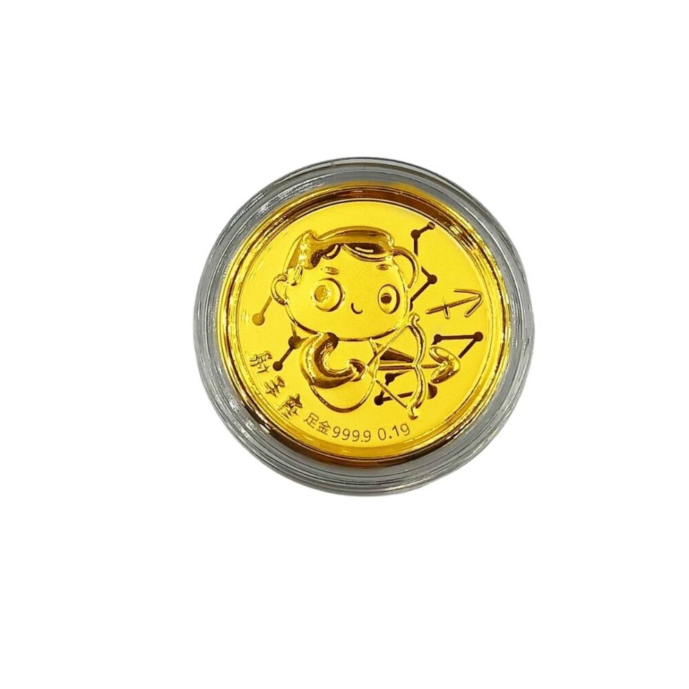 Red Packet 999 Pure Gold Coin ( 0.1G Twelve Constellations ) - Image 13