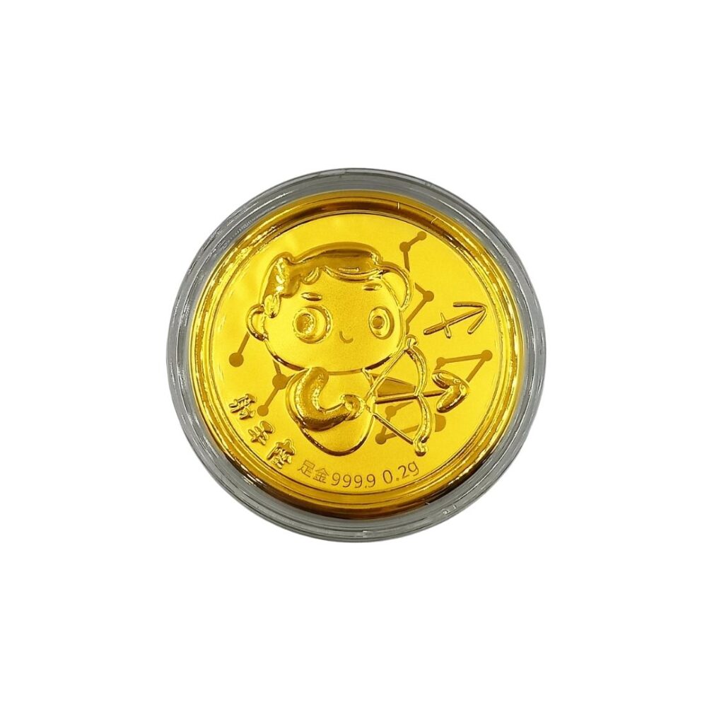 Red Packet 999 Pure Gold Coin ( 0.2G Twelve Constellations ) - Image 13