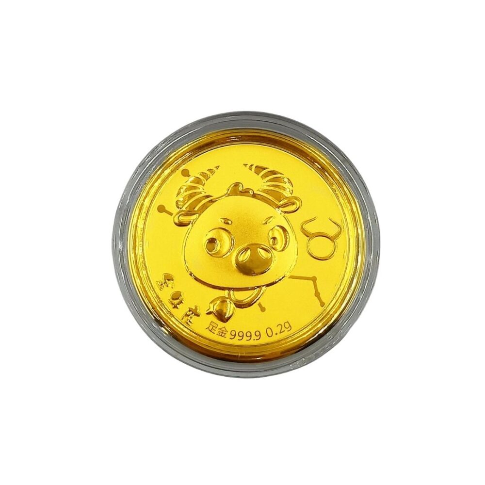 Red Packet 999 Pure Gold Coin ( 0.2G Twelve Constellations ) - Image 6