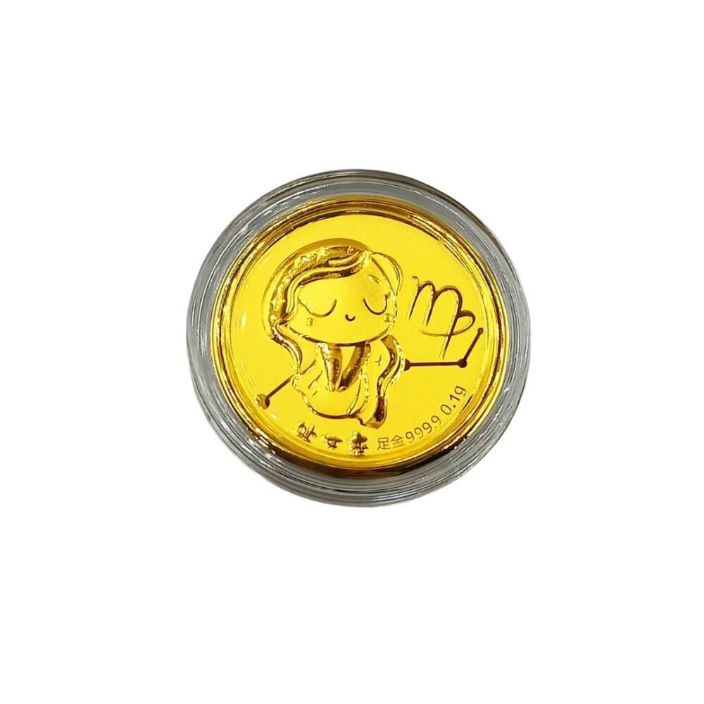 Red Packet 999 Pure Gold Coin ( 0.1G Twelve Constellations ) - Image 10