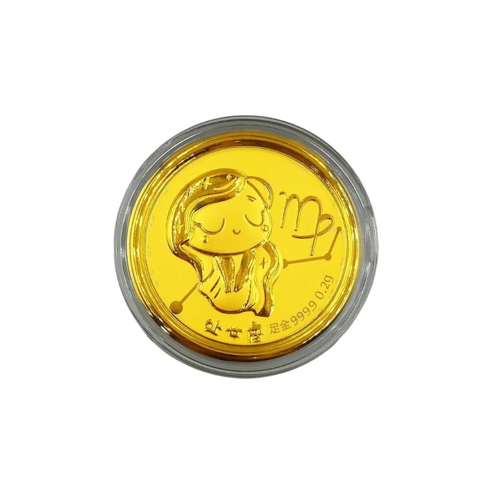 Red Packet 999 Pure Gold Coin ( 0.2G Twelve Constellations ) - Image 10