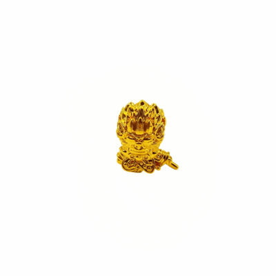 916 Gold Wukong Spacer Charm