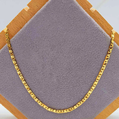 916 Gold Flat Link Chain (2.5mm)