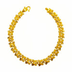 916 Gold Casting Heart Bracelet