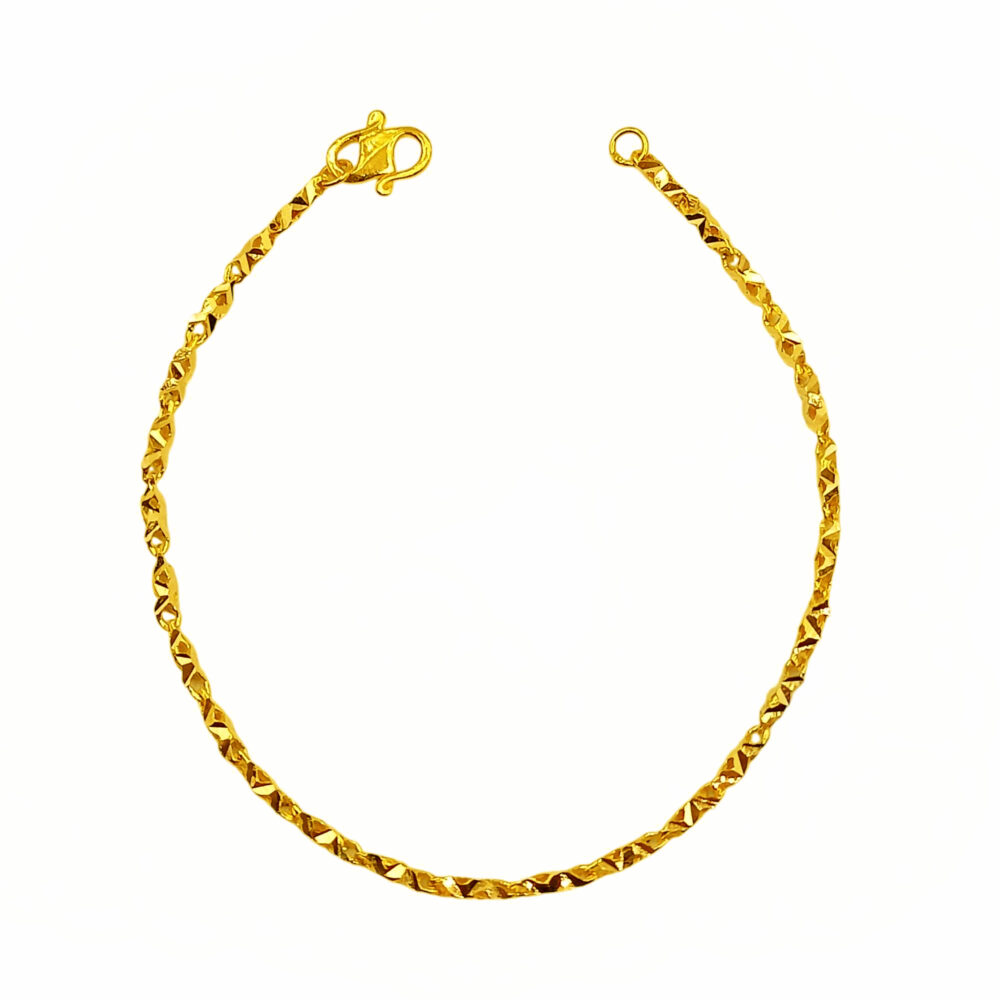 916 Gold Super V Bracelet