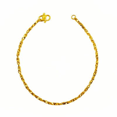916 Gold Super V Bracelet