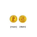 916 Gold Souvenier Coin Of Europe