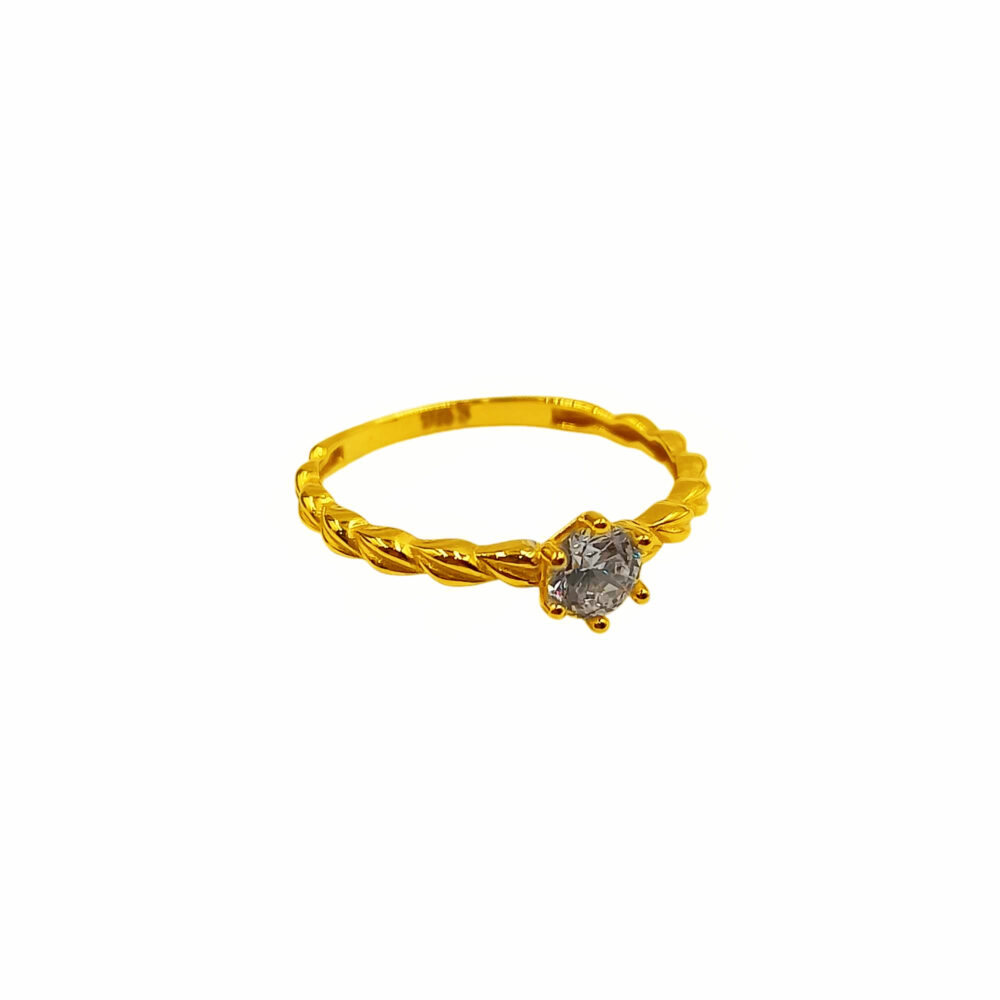 916 Gold Turkey Glory Zirconia Ring
