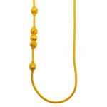 916 Gold Thali Chain With Mugappu ( Golden Ball ) - 2 Pounds