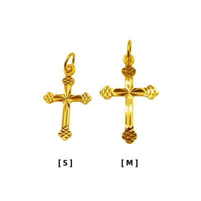 916 Gold Cross Pendant