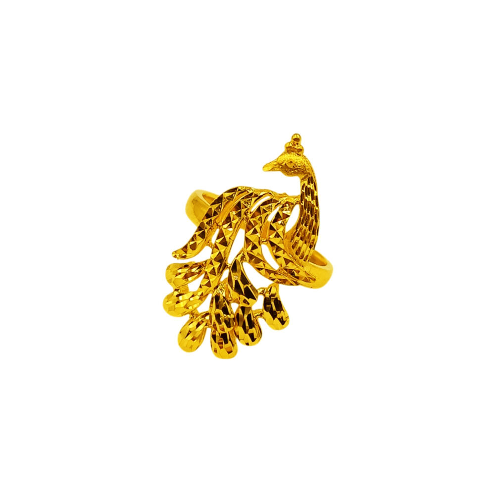 916 Gold Peacock Ring