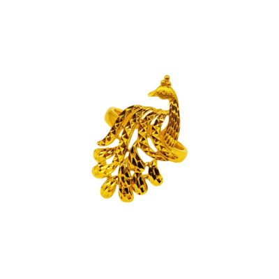 916 Gold Peacock Ring