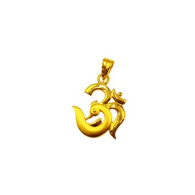 916 Gold Peacock OM Pendant