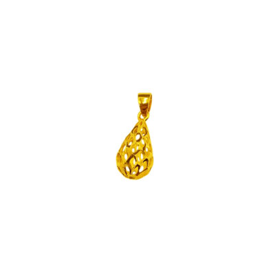999 Pure Gold Waterdrop Pendant