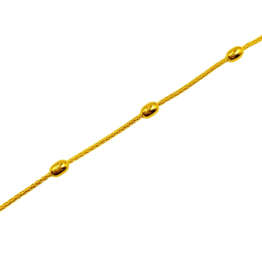 916 Gold Bead Ice Cream Bracelet - Image 2