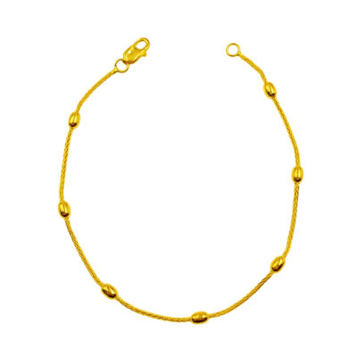 916 Gold Bead Ice Cream Bracelet
