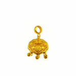 916 Gold Prosperity Ruyi Lock Pendant Charm