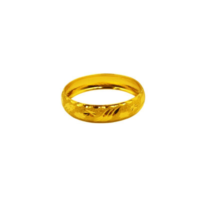 916 Gold Hollow Ring (5mm)