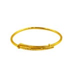 916 Gold Baby Bangle ( Adjustable )