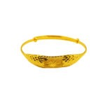 916 Gold Baby Bangle ( Adjustable )