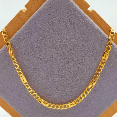 916 Gold Casting Hollow Chain