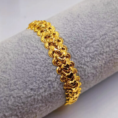 916 Gold Hollow Vitara Bracelet ( 11mm )