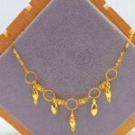 916 Gold Polo Dangling Necklace