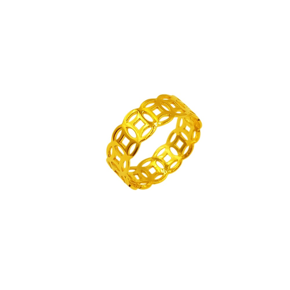 916 Gold Coin Ring - Image 2