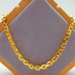 916 Gold Cable Interlocking Chain