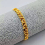 916 Gold Casting Cowboy Bracelet ( 6mm )