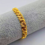 916 Gold Casting Cowboy Bracelet ( 9mm )