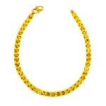 916 Gold Solid Men Bracelet (4mm)