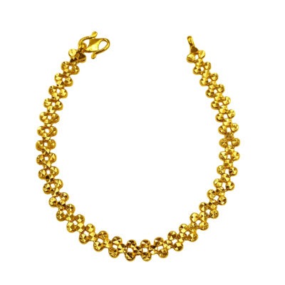 916 Gold Casting Round Bracelet