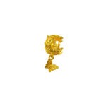 916 Gold Dream Castle with Dangling Butterfly Spacer Charm