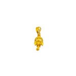 916 Gold Elephant Pendant