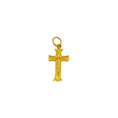 916 Gold Cross Pendant