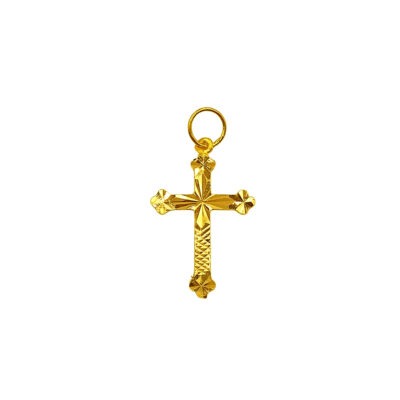 916 Gold Cross Pendant