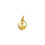 916 Gold Anchor Pendant