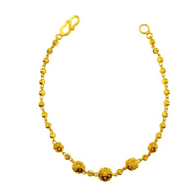 916 Gold Ball Bracelet
